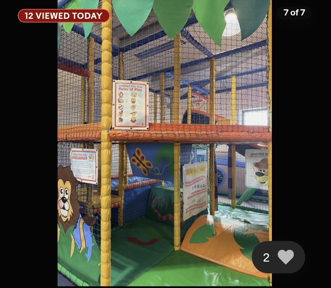 Indoor play frame